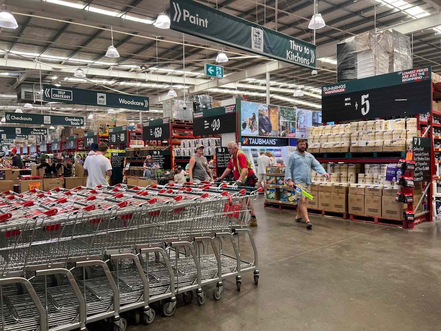 Bunnings Newstead Interior
