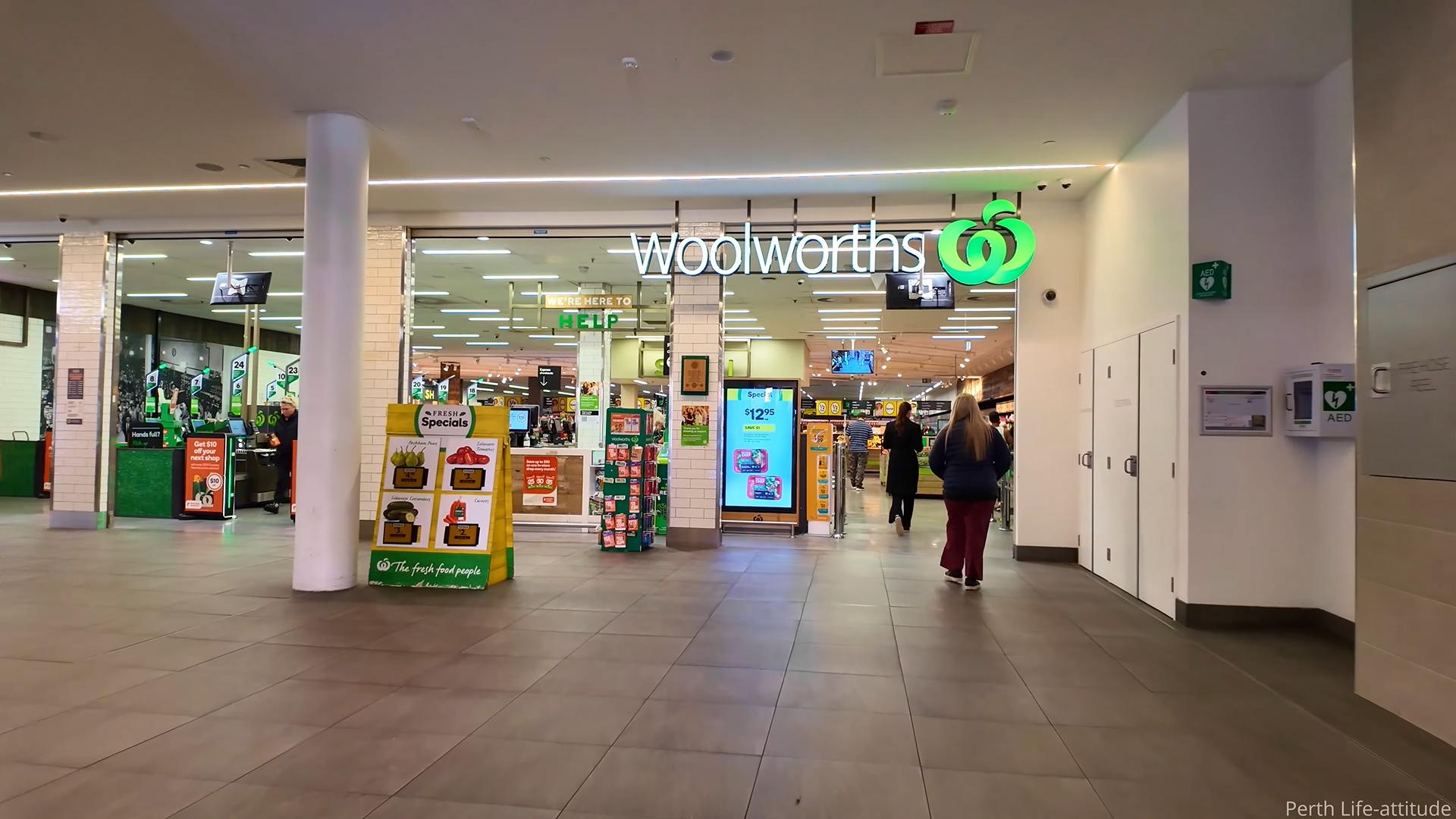 Perth retail anchor - Woolworths - Murray Street