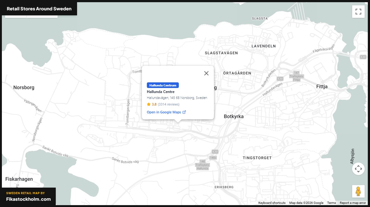 Hallunda Centrum - Interiör och Butiksmiljö