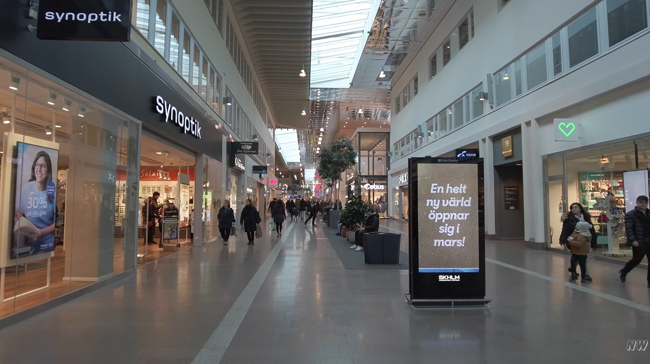 SKHLM Skärholmen Centrum - Interiör och butiker