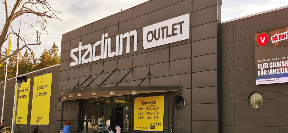 Stadium Outlet Kungens Kurva - Exteriör och Huvudentré