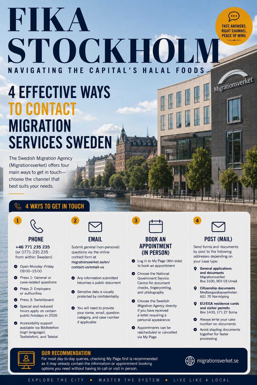 4 Effective Ways to Contact Migration Services Sweden