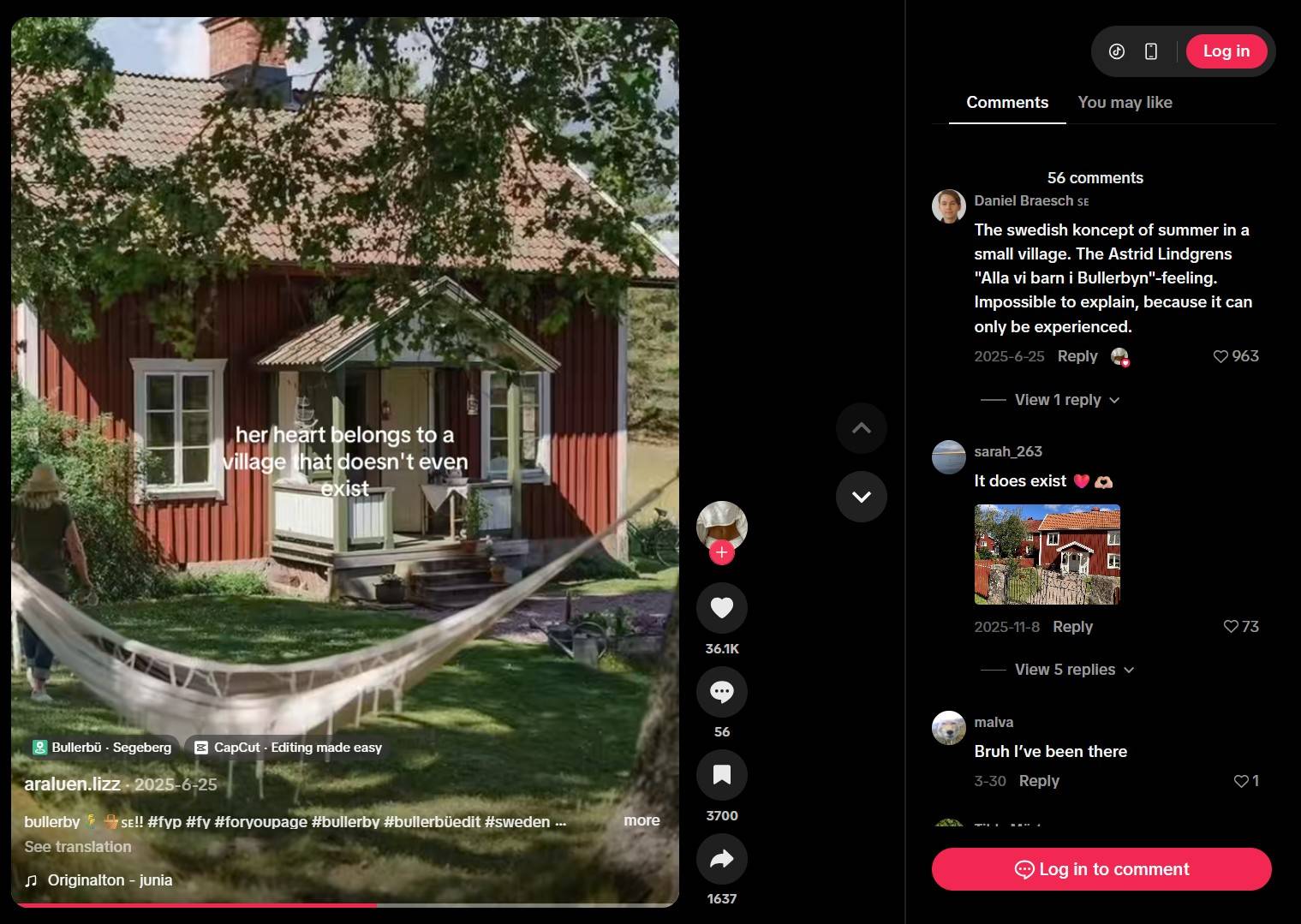 Astrid Lindgren's Home TikTok testimonial