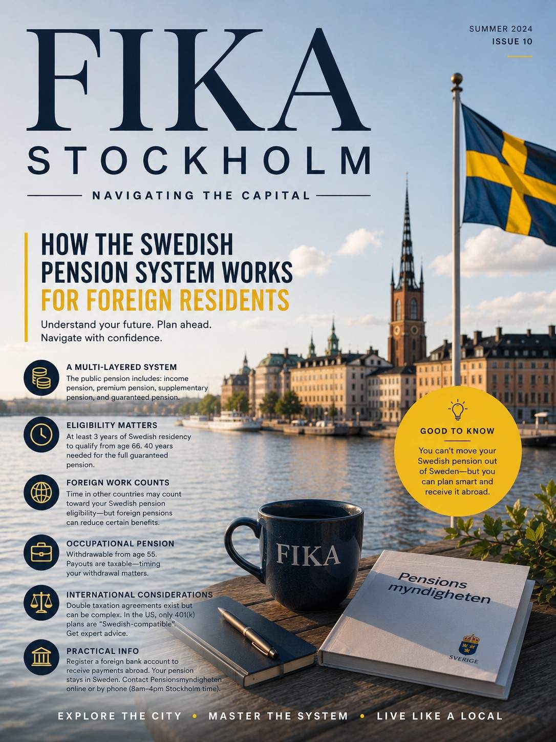 How the Swedish pension system works for foreign residents
