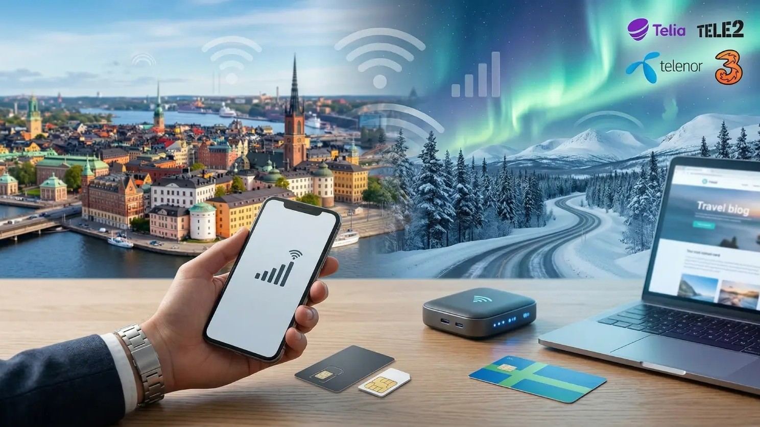 How to get internet in Sweden