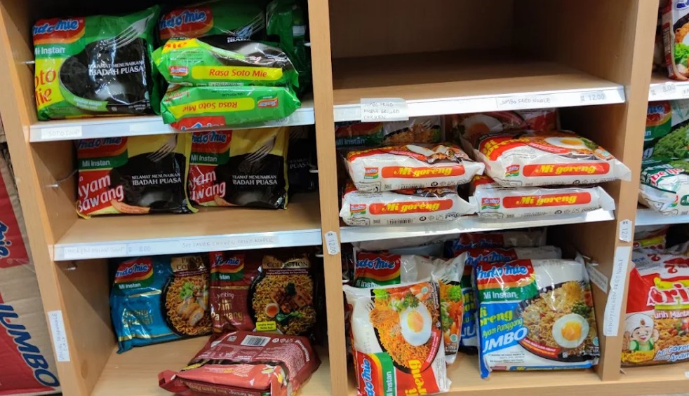 Indomie selection at Ritorp Livs