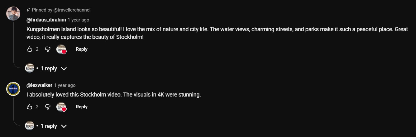Kungsholmen YouTube testimonial