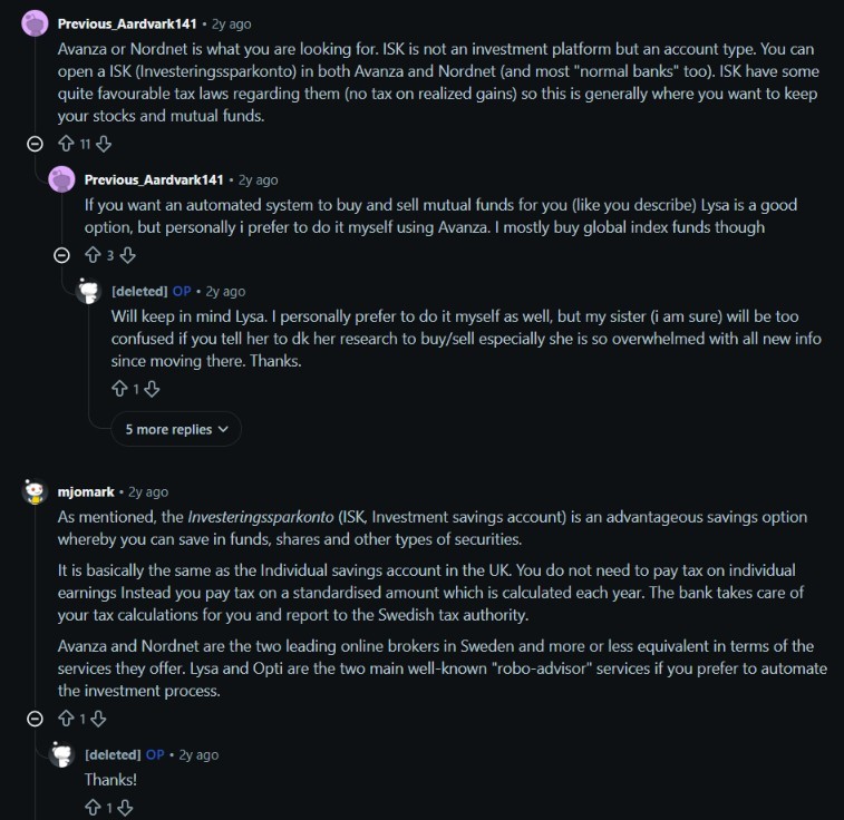Reddit comment explaining ISK