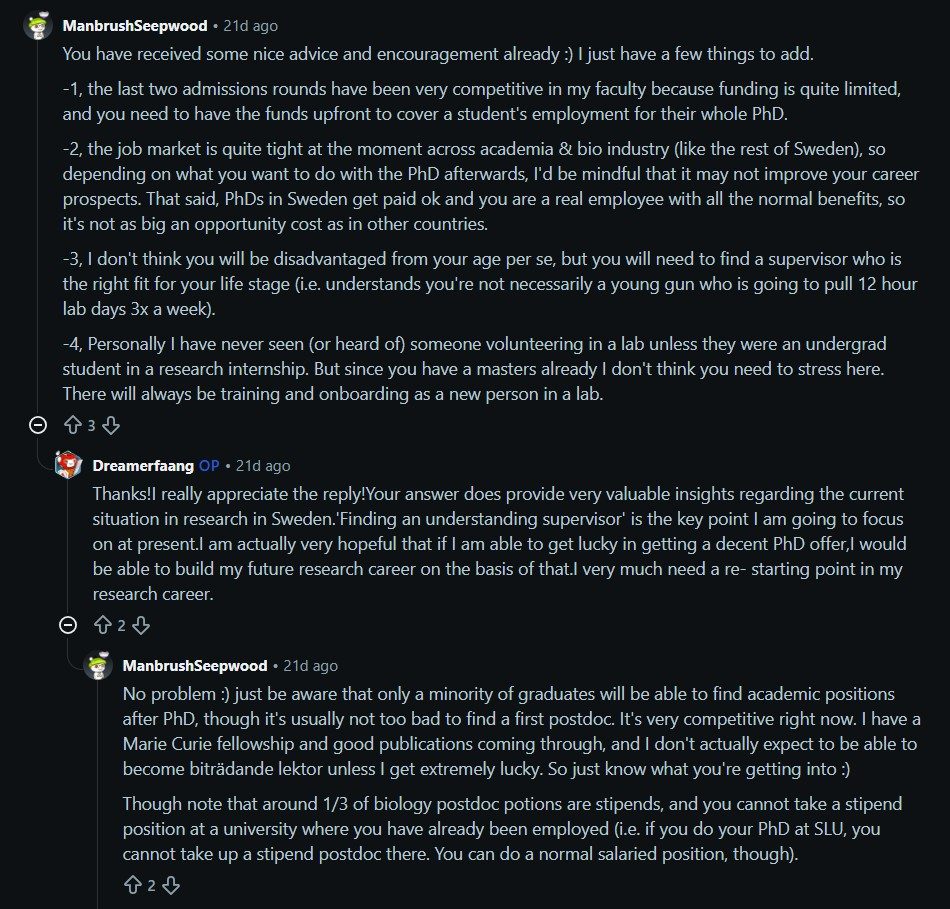 Reddit discussion on Sweden new permit rules