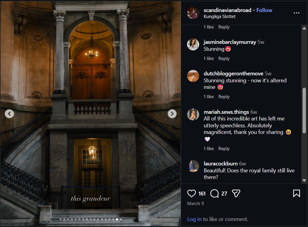 Stockholm Royal Palace on Instagram