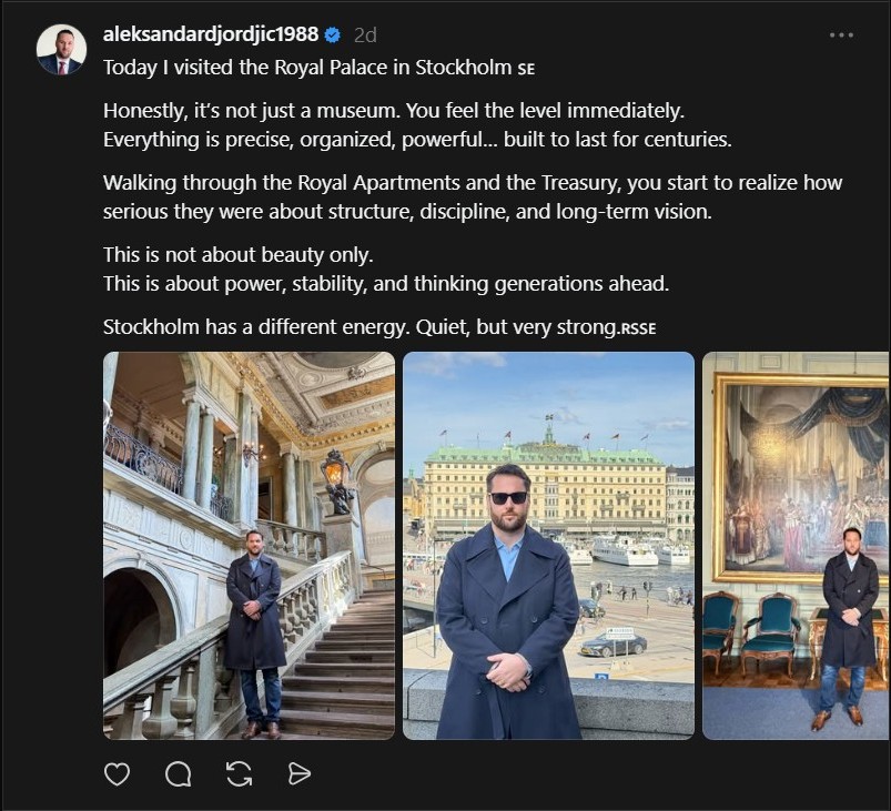 Stockholm Royal Palace on Threads