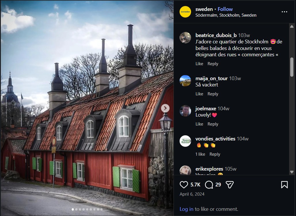 Södermalm Instagram testimonial