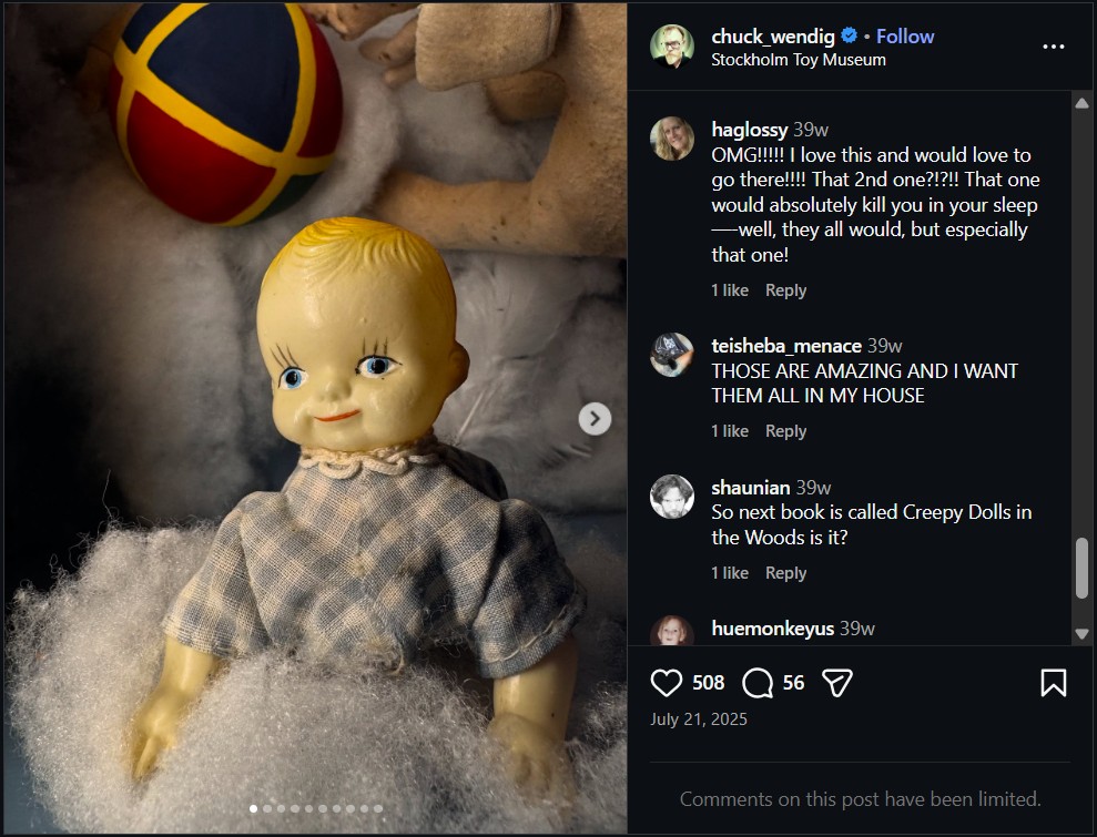 Stockholm Toy Museum Instagram testimonial