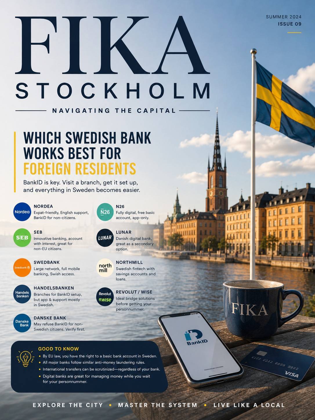 Swedish bank for foreign residents