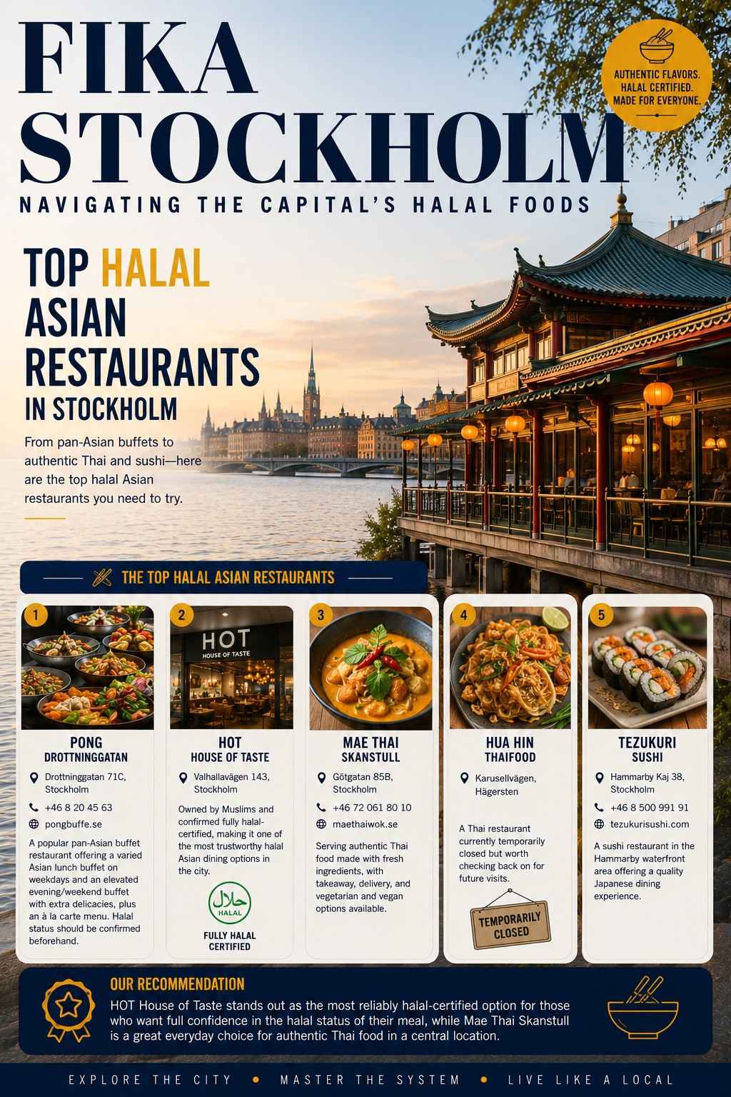 Top halal Asian restaurants in Stockholm magazine feature