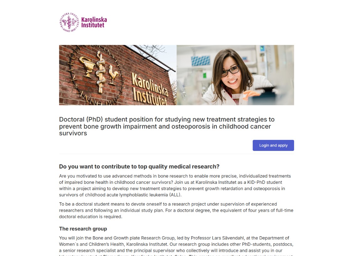 Bone growth impairment leukemia survivors PhD Karolinska
