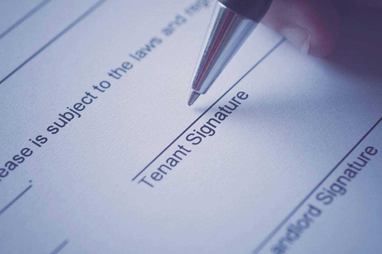 Signing a Waiver of Security of Tenure