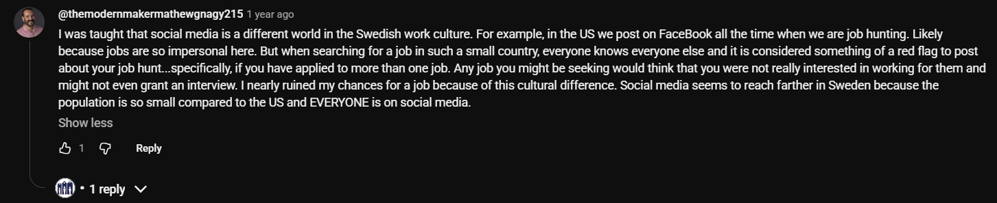 Interview preparation in Sweden