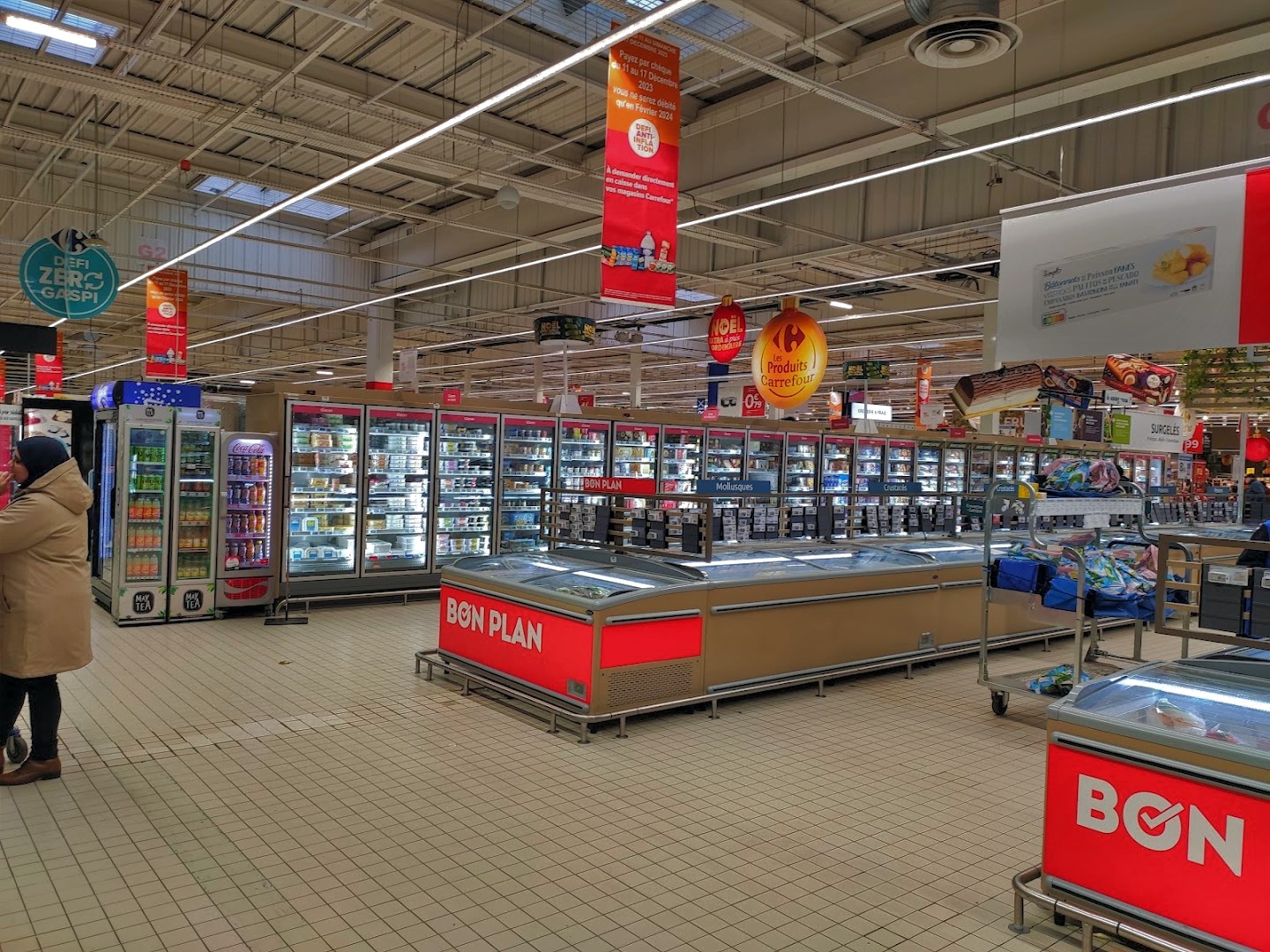 Intérieur du magasin Carrefour Express