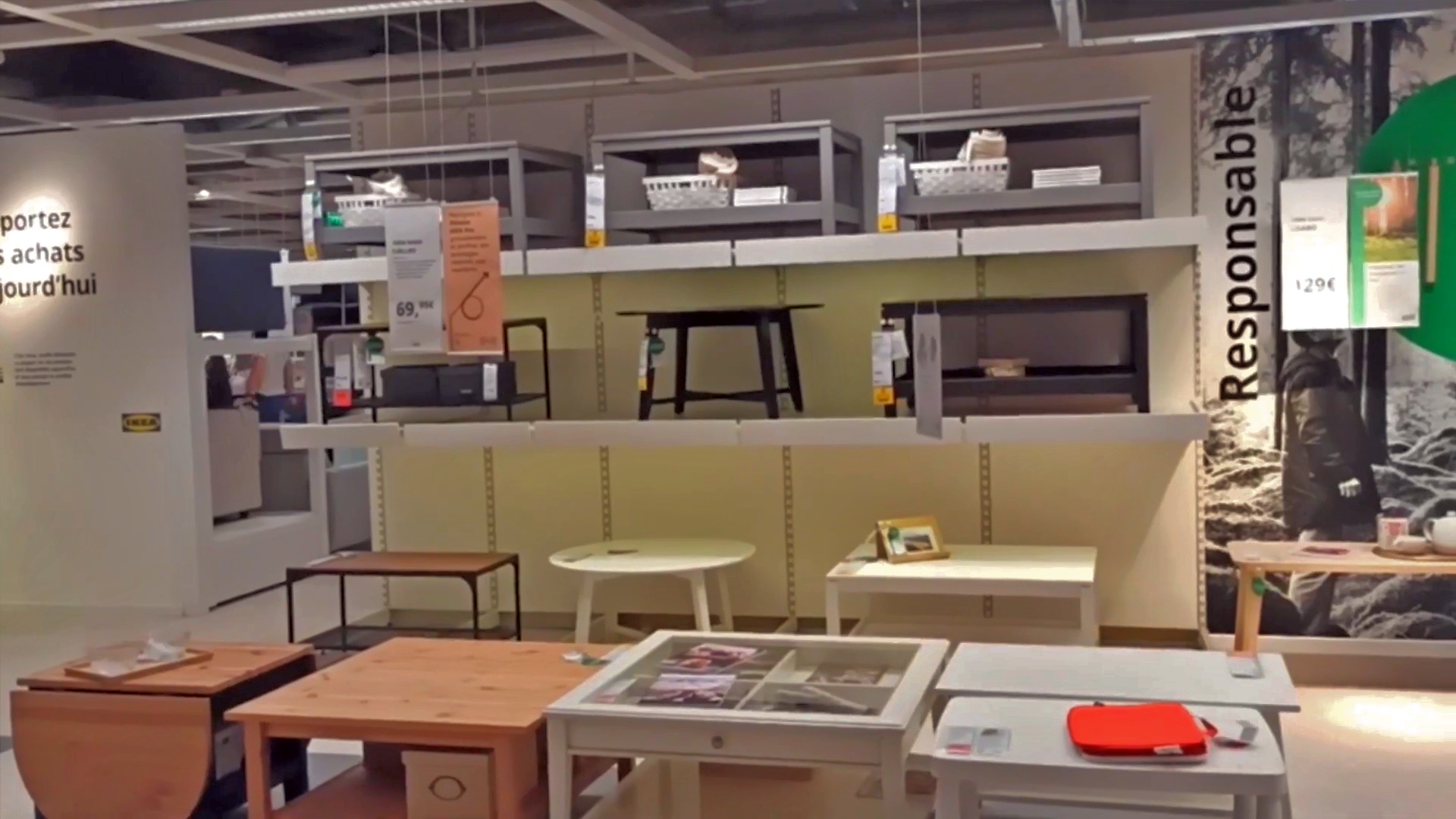 Intérieur du magasin IKEA Bordeaux