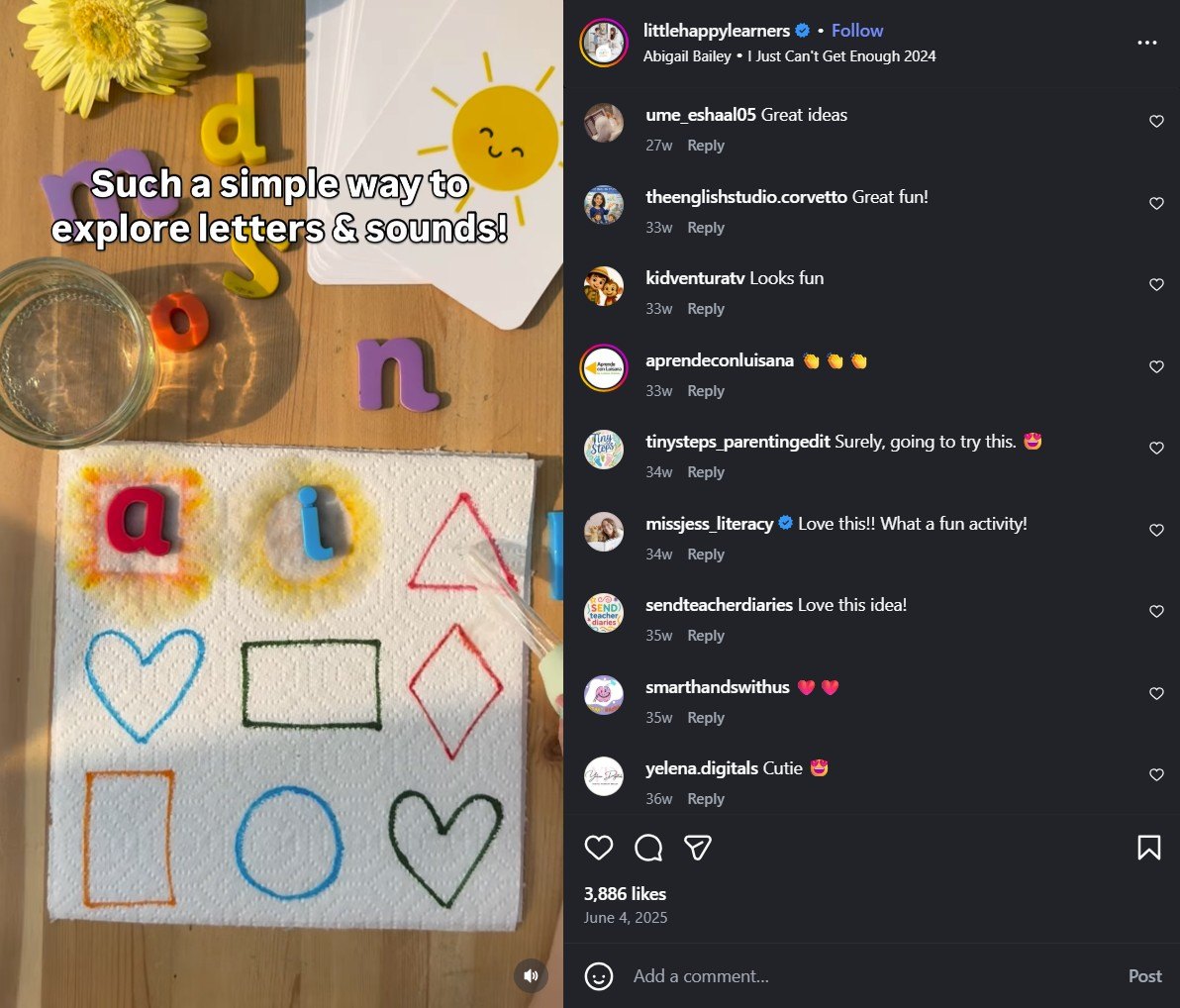 Fun Phonics Activity Instagram