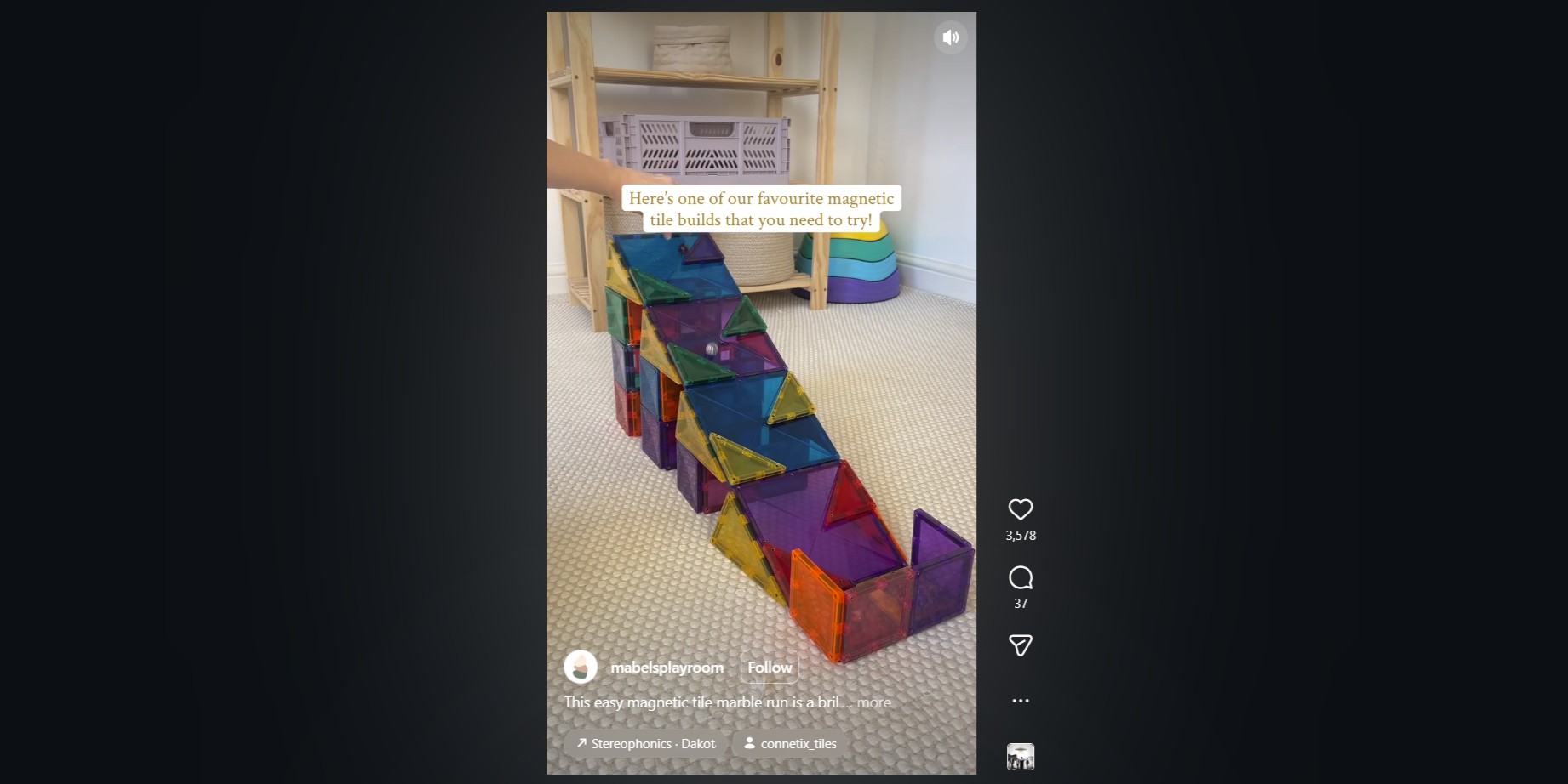 Magnetic Tile Marble Run: Fun & Easy STEM Play for Kids