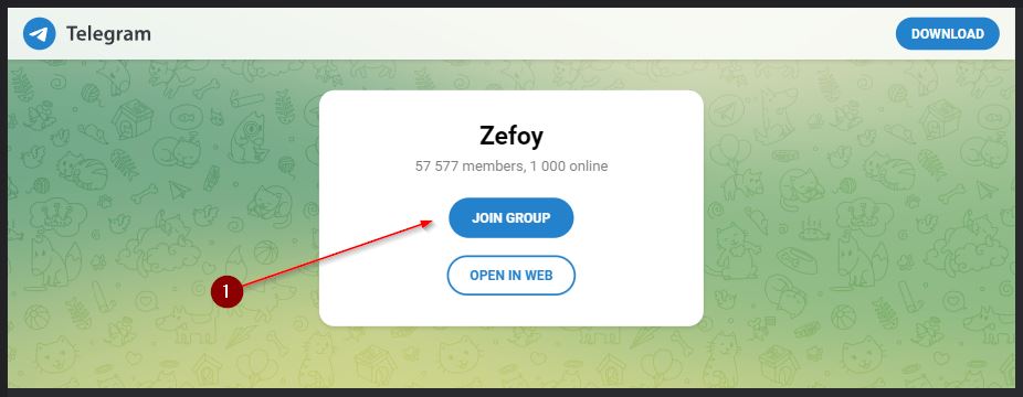 Join grup telegram zefoy untuk bagikan link video tiktok