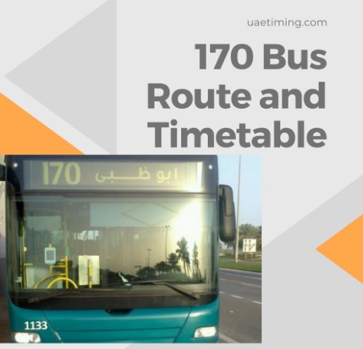 Bus 170 Timings – Saadiyat New York University 2 to Al Zeina