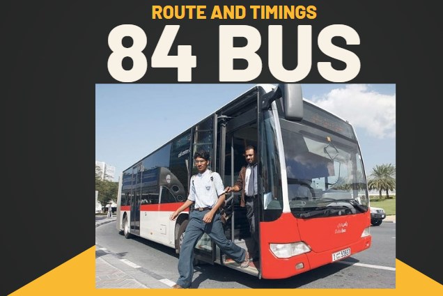 84 Bus Schedule â€“ Jumeirah Beach Residence to Al Quoz, Al Khail Gate Route Overview