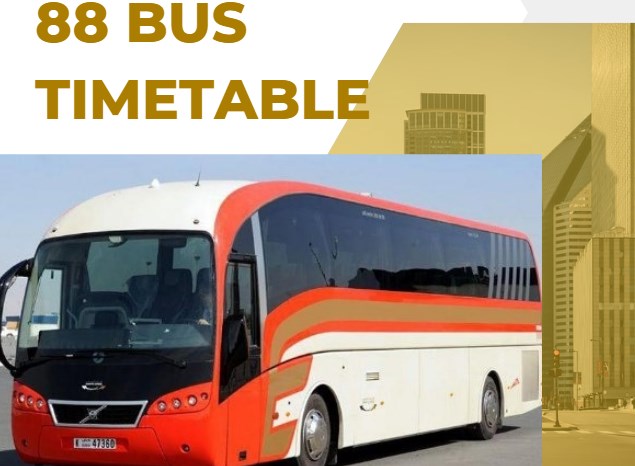 Updated 88 Bus Timings â€“ Dubai Internet City Metro Seaside to Deira City Center Bus Station