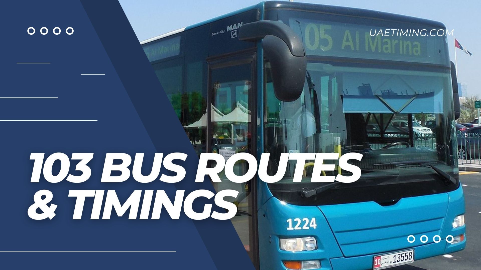 Abu Dhabi Bus 103 Timetable – Mohamed Bin Zayed City, ADVETI to Capital Park