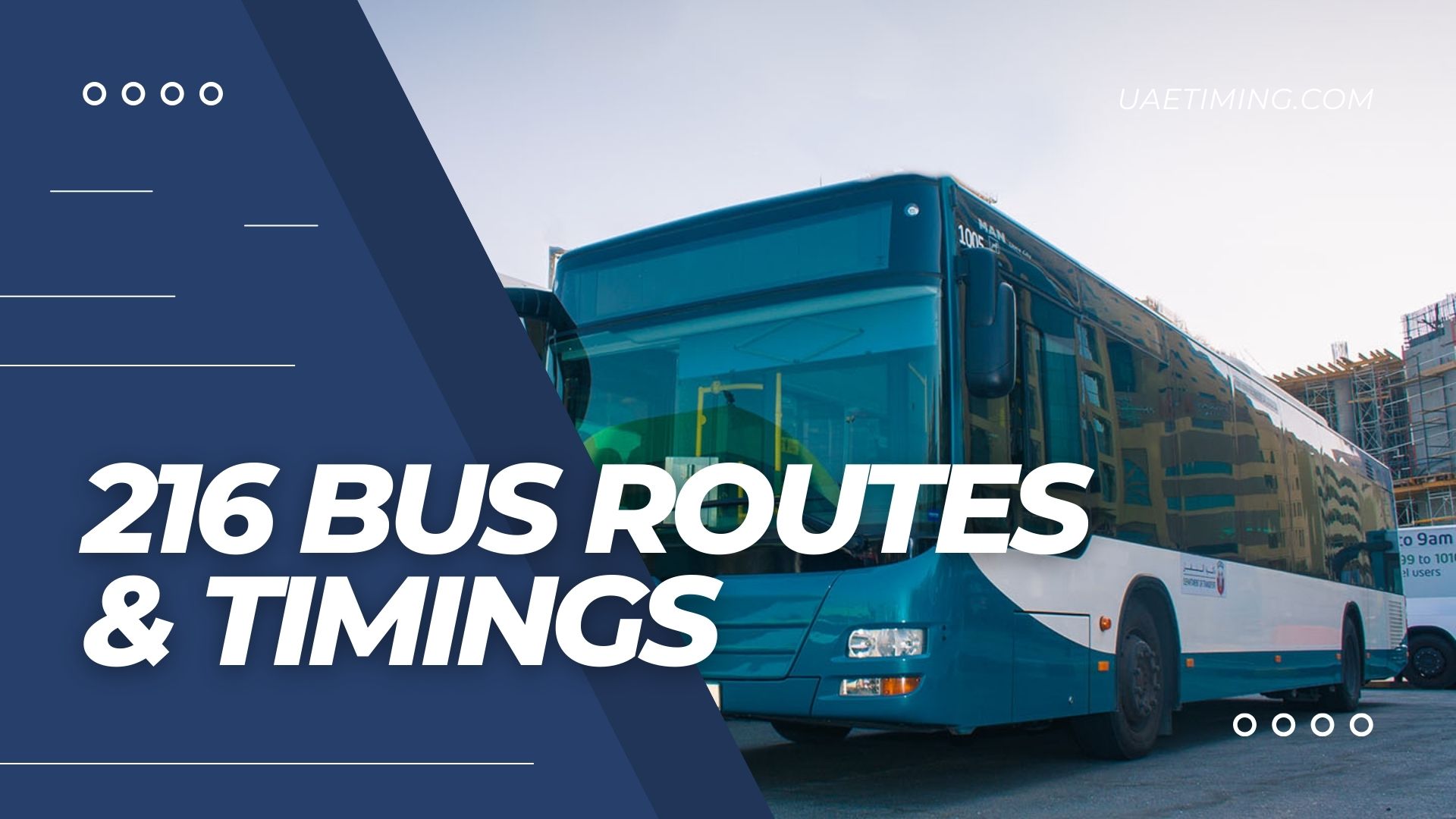 Bus 216 Timings – Al Shahama Bus Station to Mohamed Bin Zayed City Bus Station
