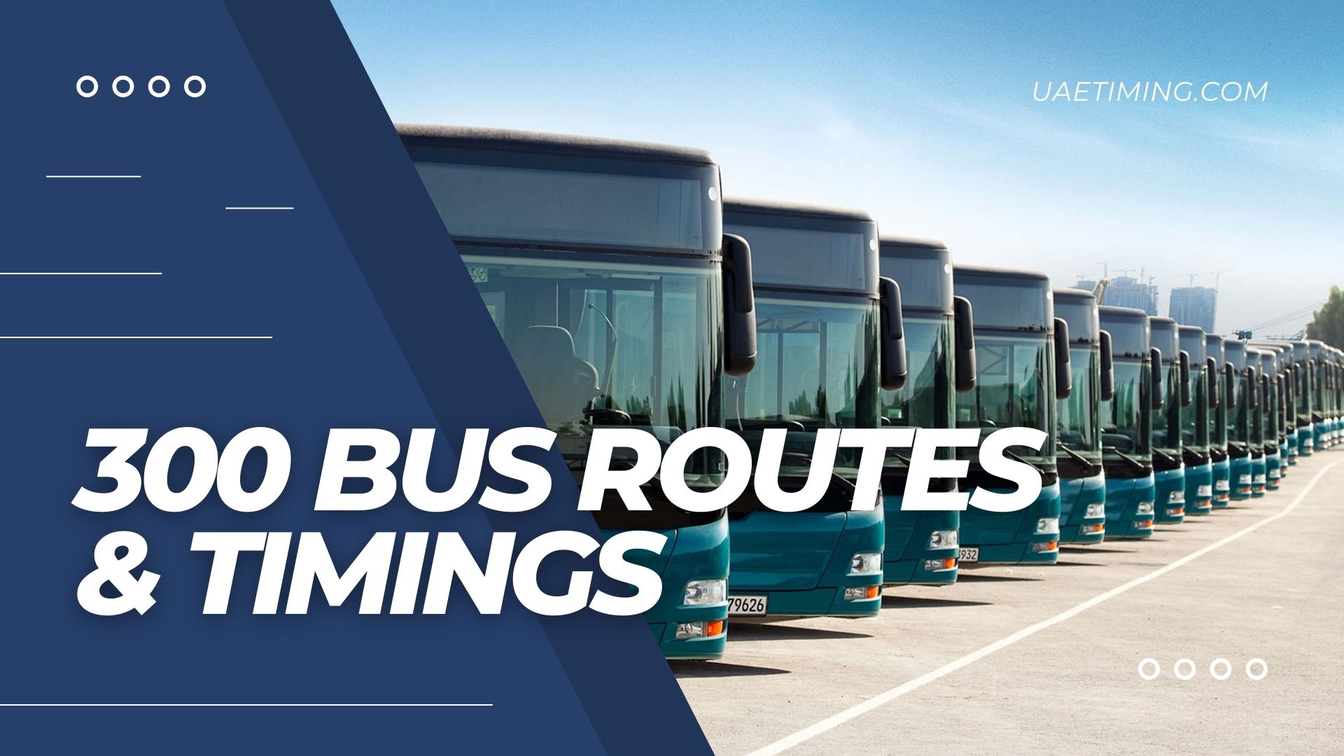 Bus 300 Timings – From Capital Park to Al Shamkha Makani Mall