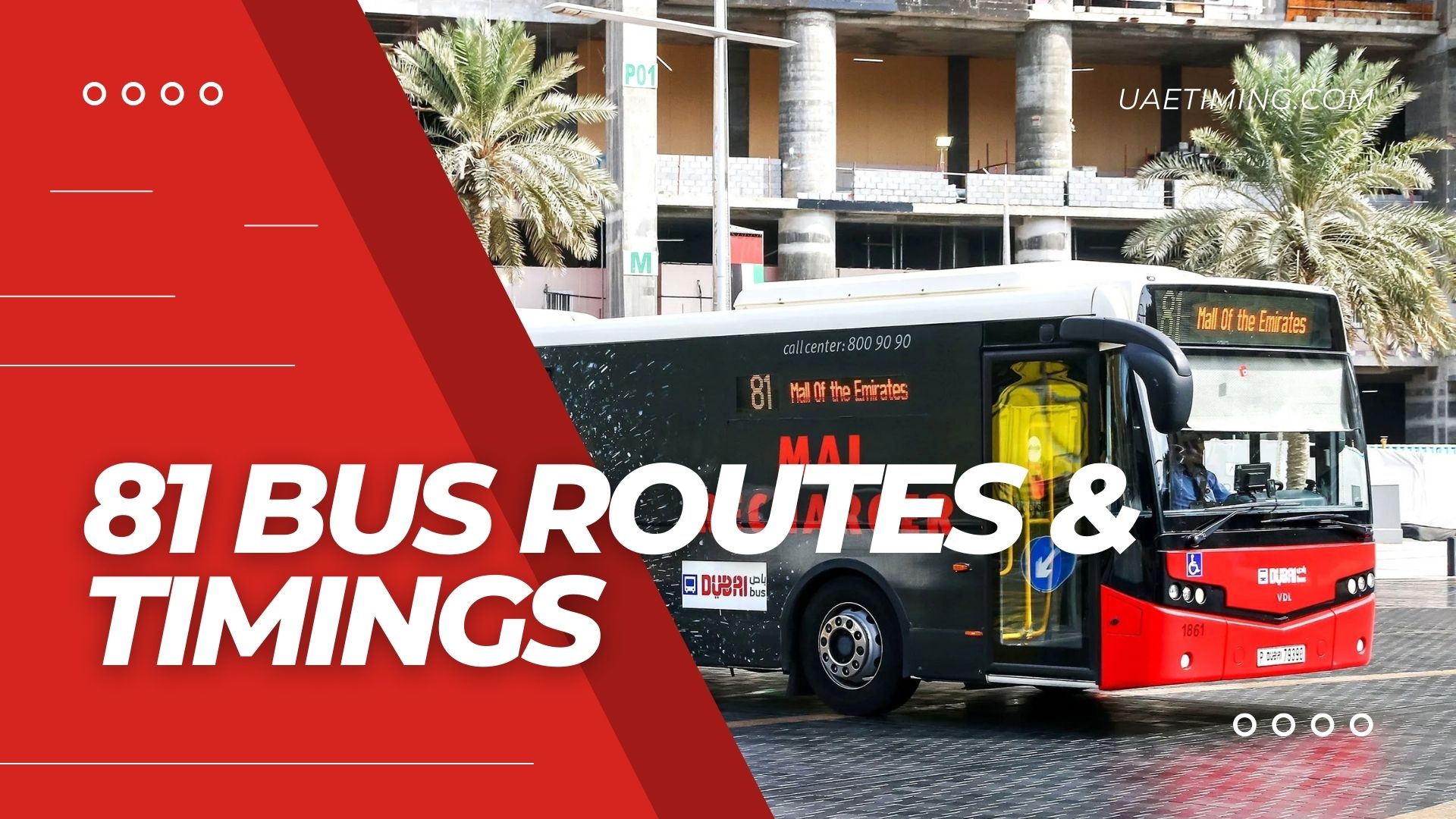 81 Bus Timetable â€“ Mall Of The Emirates to The Dubai Mall