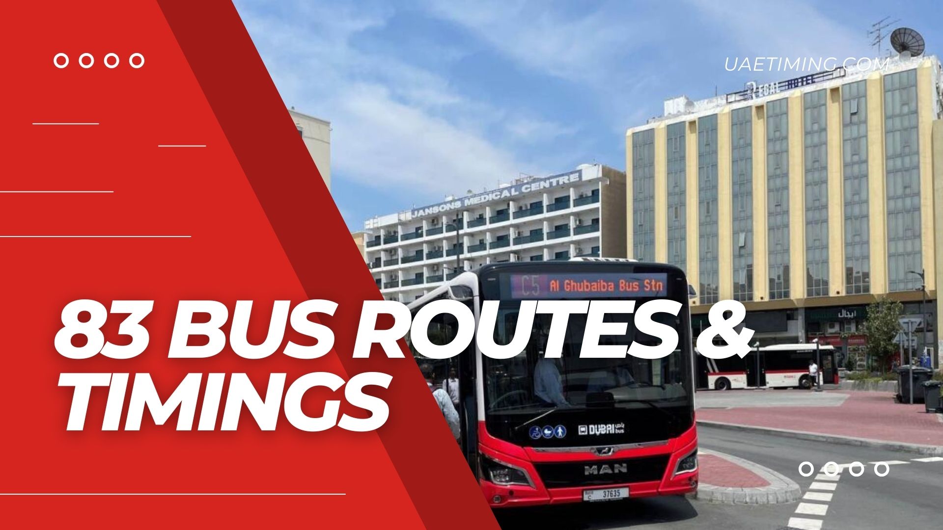 Bus 83 Timetable – Ghubaiba Bus Station to Al Khail Metro Seaside