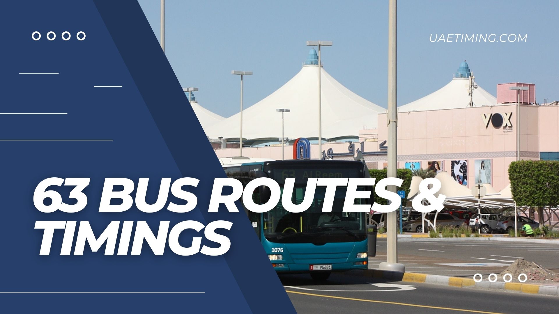 Bus 63 Schedule – Marina Mall to Al Reem Mall