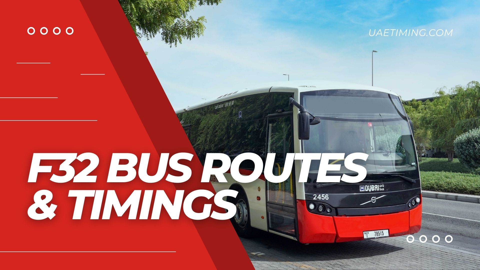 F32 Bus Timings â€“ Mall Of The EmiratesÂ to The Sustainable City, Main Entrance and Back