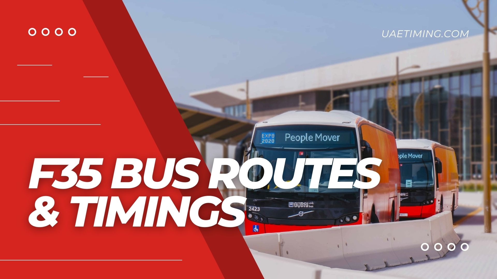F35 Bus Timings â€“ From Mall of the Emirates to The Greens Terminus and Return
