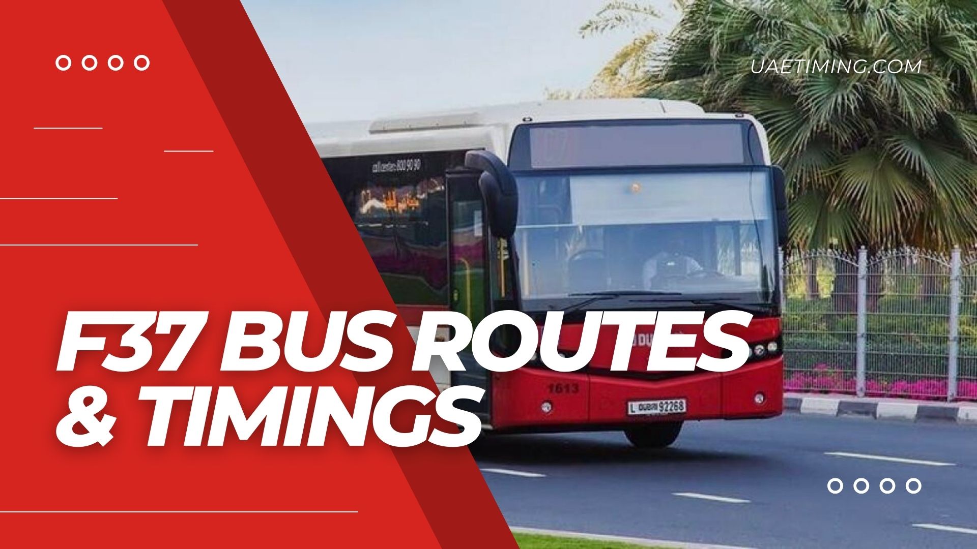 Explore the F37 Bus Timetable â€“ Mall Of The Emirates Bus Station to Shami Tower and Return