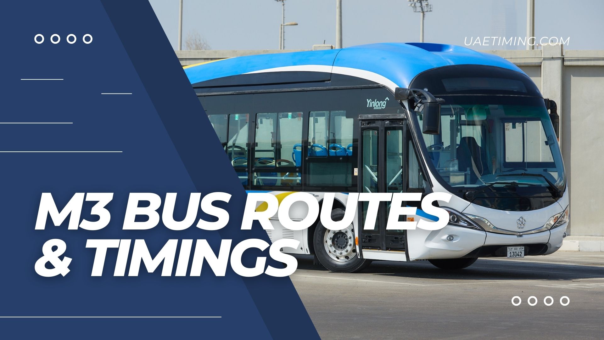 M3 Bus Timetable – Abu Dhabi University Main Gate to Mohamed Bin Zayed City, ADVETI
