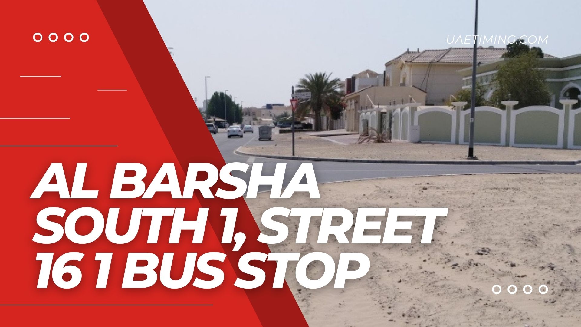 Street 16 Bus Stop, Al Barsha South 1, Dubai