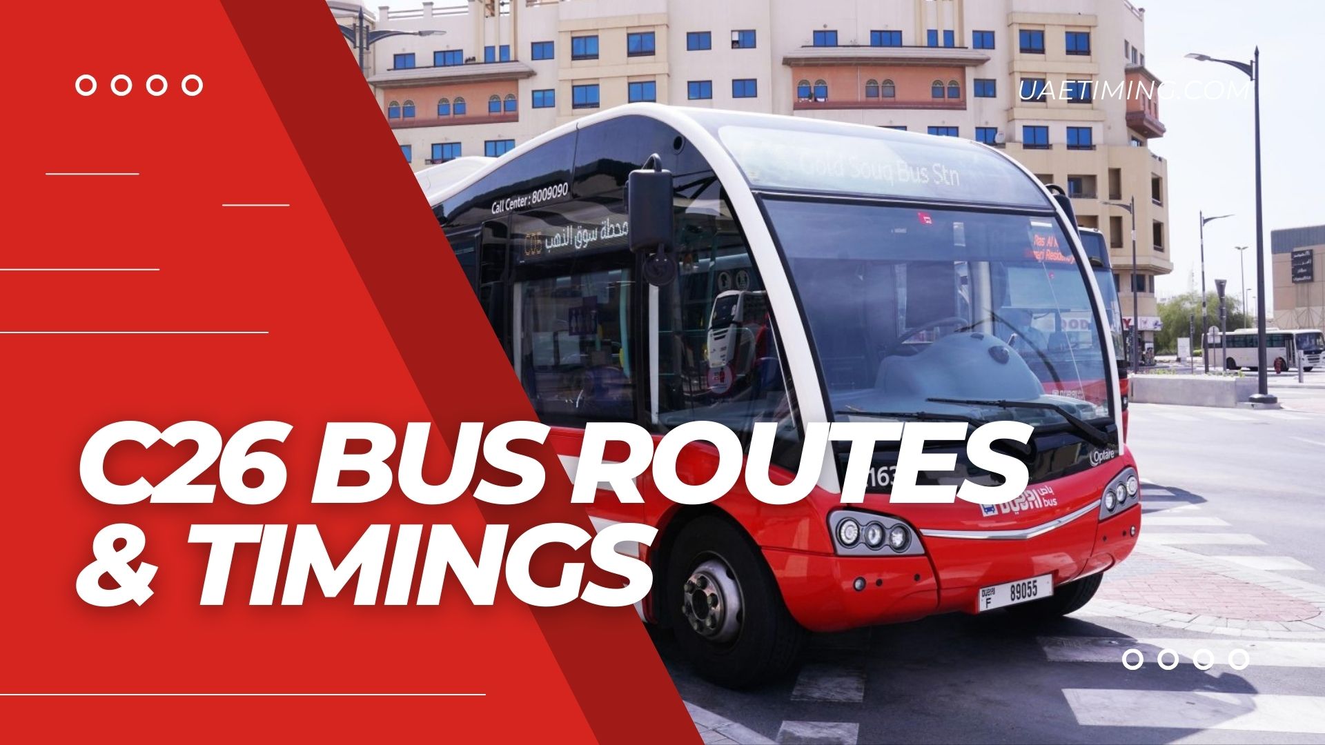 C26 Bus Timings – Wasl Park Terminus to Qusais Industrial Area, Terminus