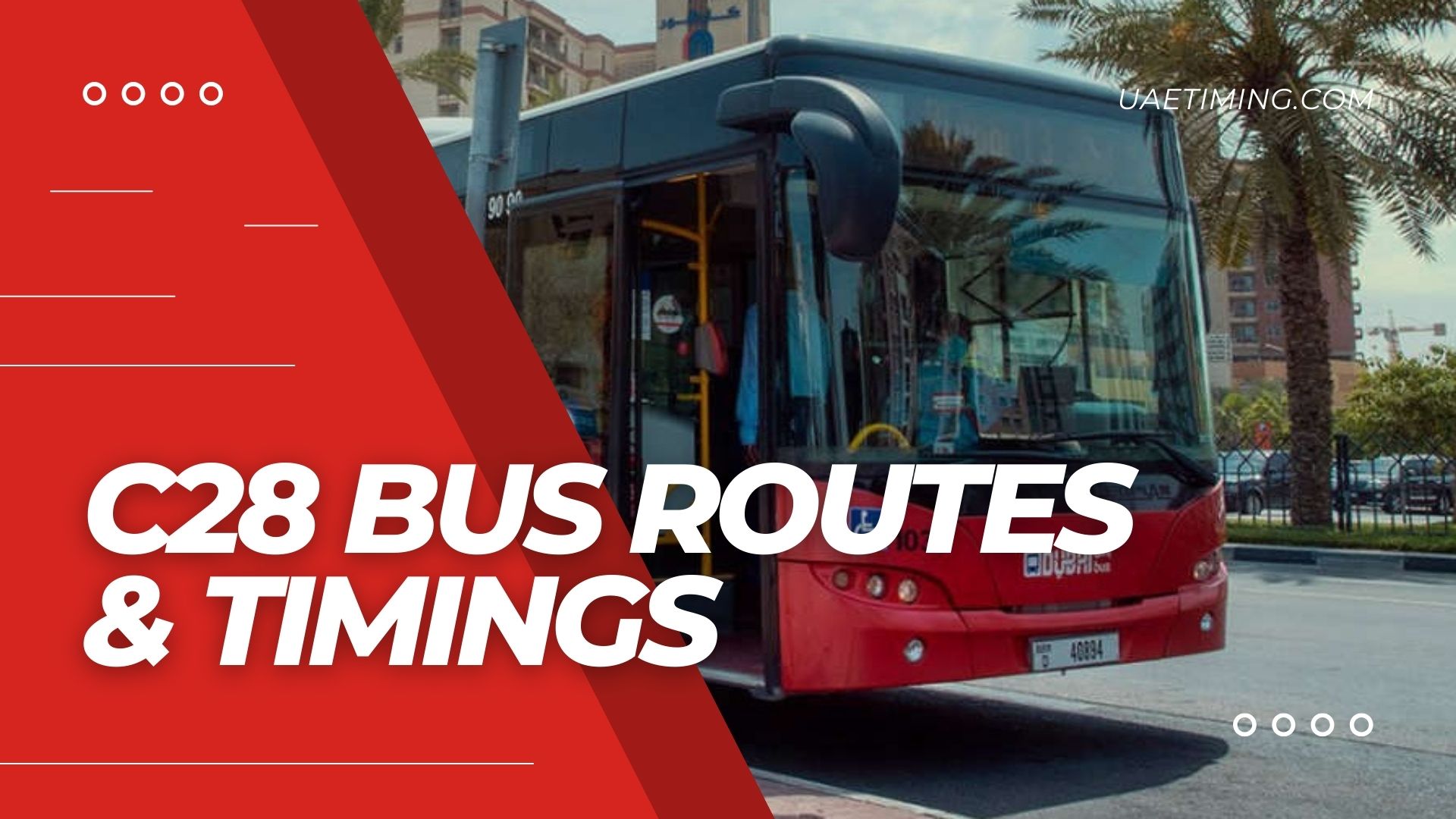 C28 Bus Timetable – Mamzar Beach Park Terminus to Al Baraha Bus Station