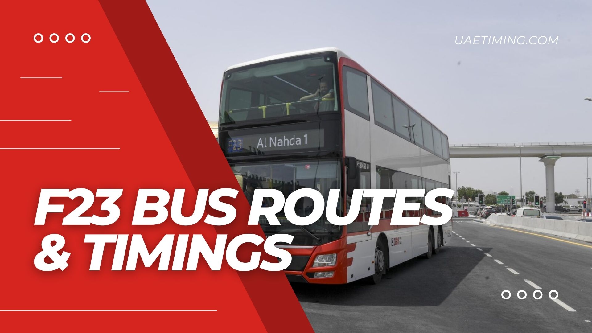 F23 Bus Schedule â€“ Stadium Bus Station to Al Nahda 1 Route Overview