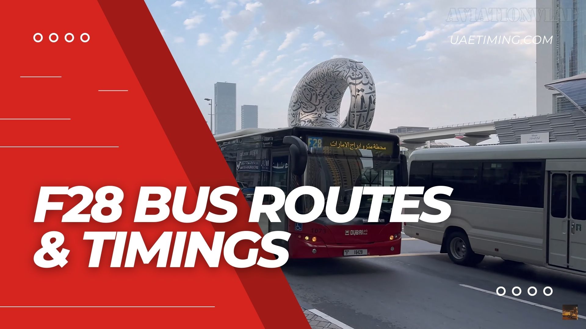 F28 Bus Timings â€“ Emirates Tower Metro Seaside to Satwa, Masjid and Back