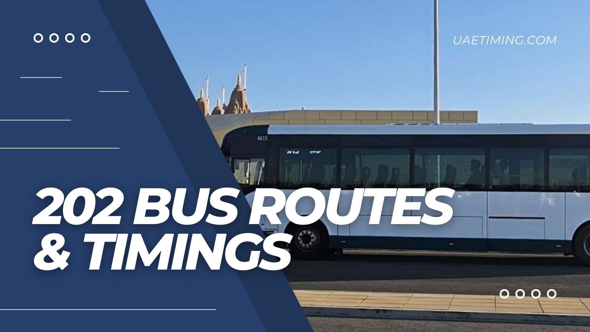 Bus 202 Timetable – Al Rahba Hospital to Abu Dhabi Bus Station