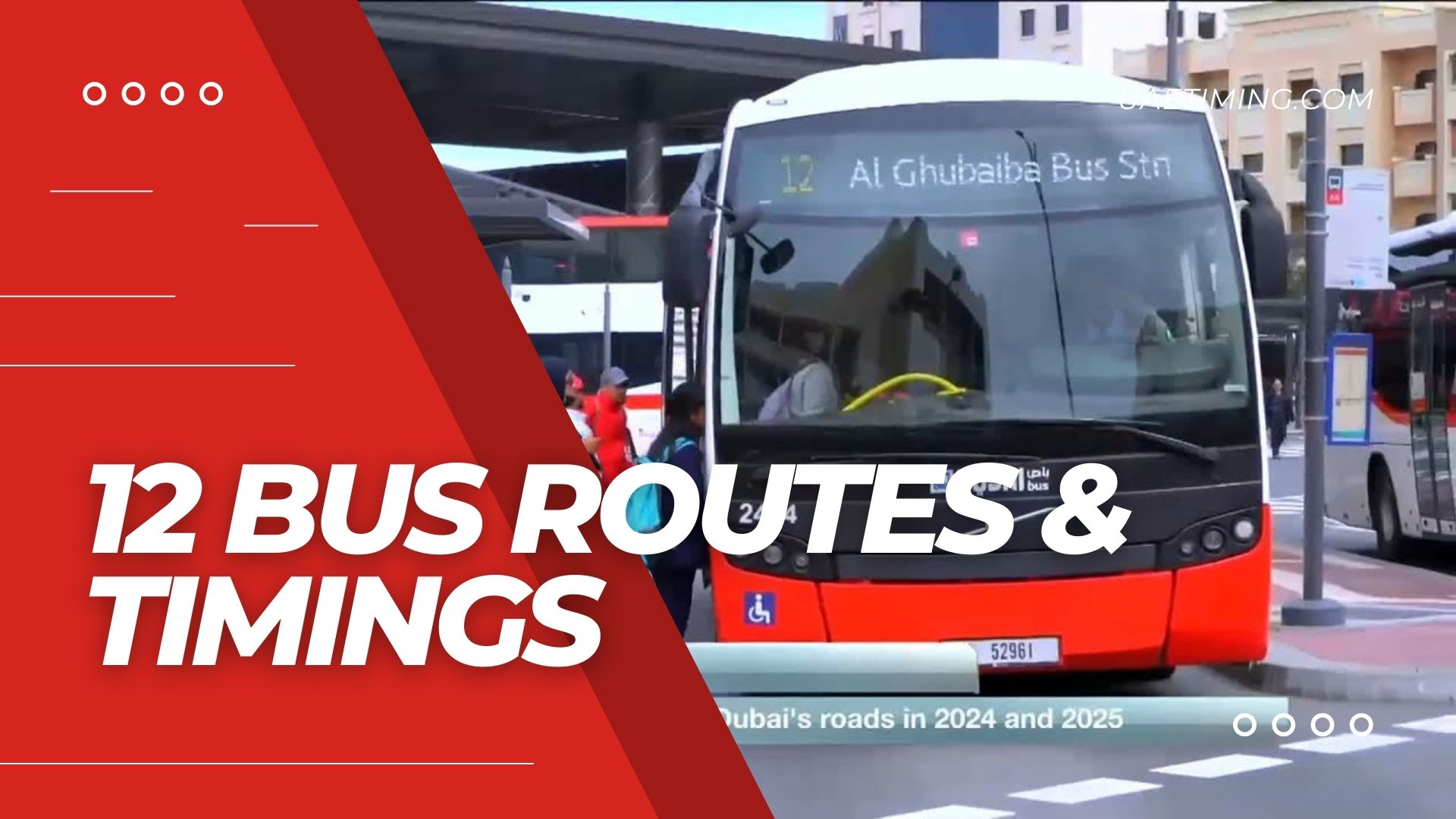 12 Bus Schedule â€“ Al Quoz to Ghubaiba Bus Station