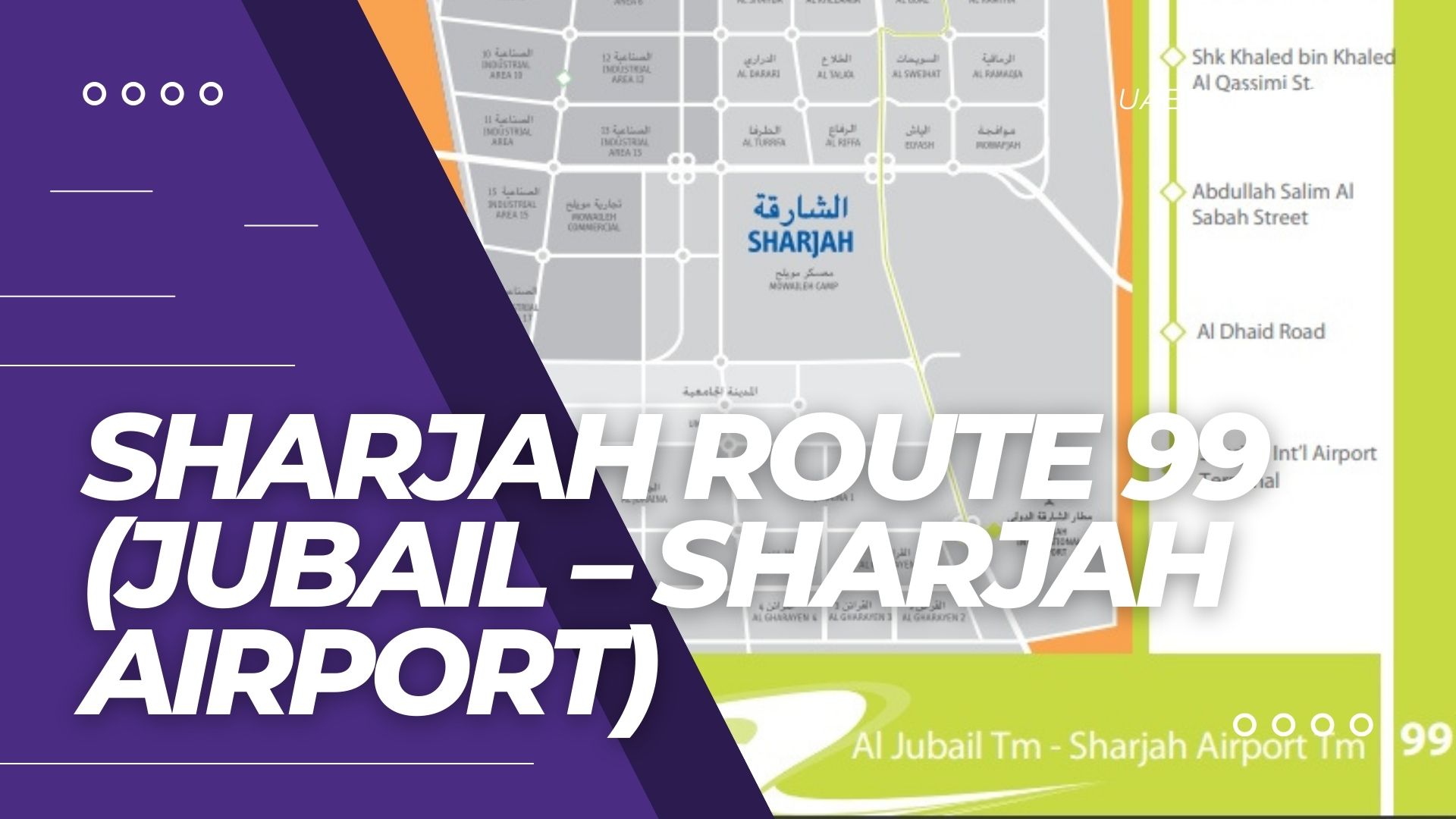 Easy Guide to Route 99: From Jubail to Sharjah Airport