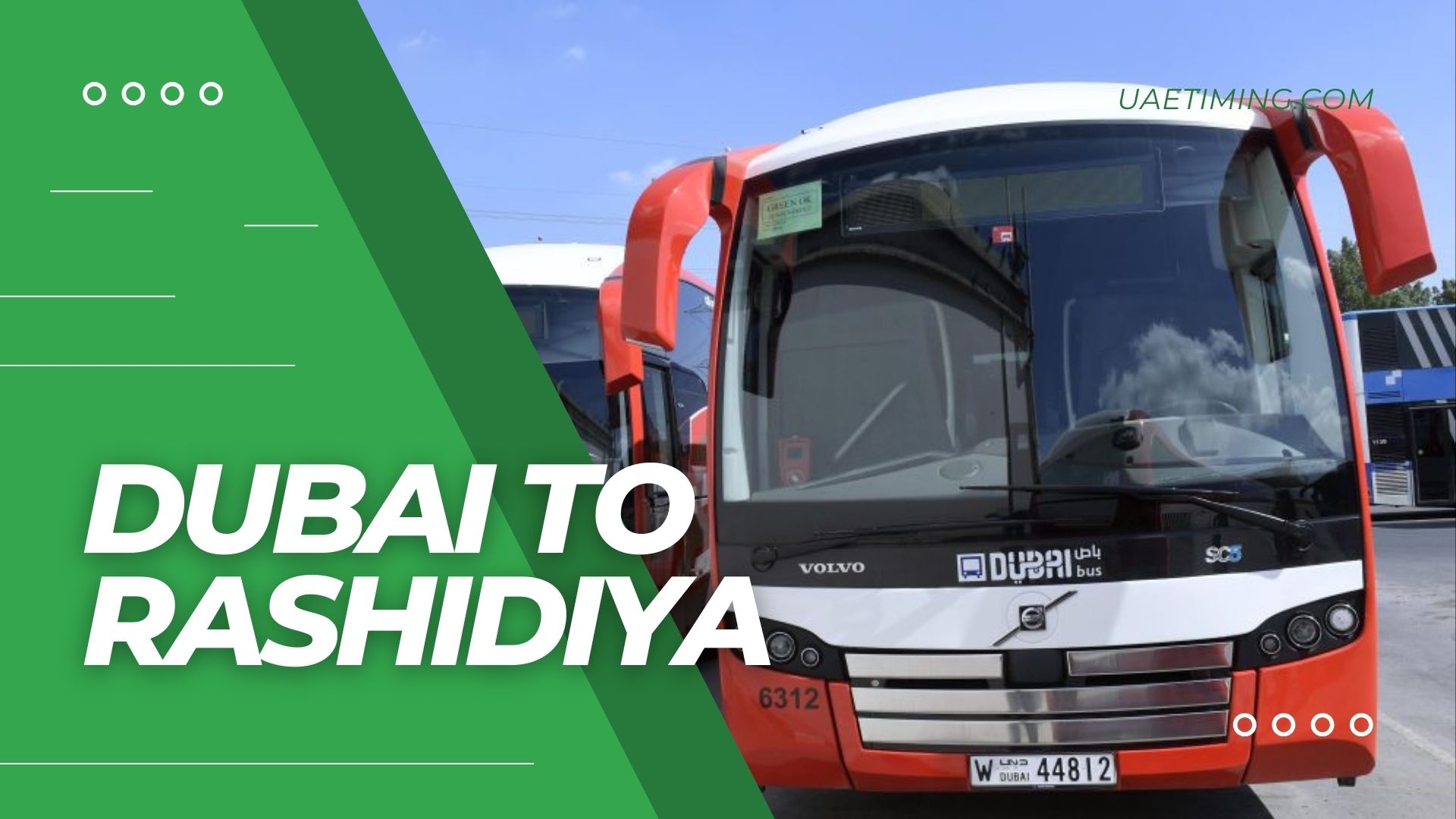 Dubai to Rashidiya by Road Review: Bus Timings and Fare Details