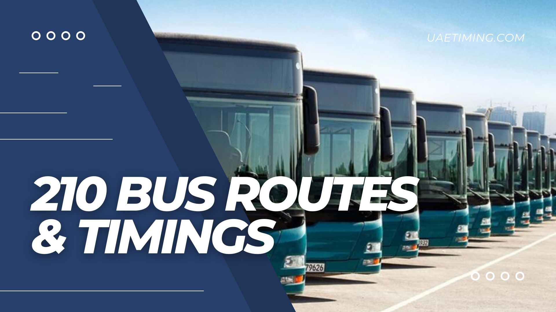 Abu Dhabi Bus 210 Timings - Al Shahama Bus Station to Dalma Mall